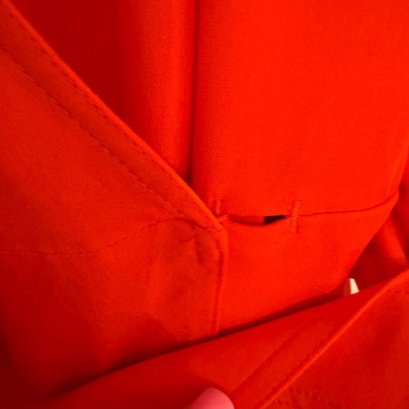 A.L.C Claire Midi Dress Red 45283 - Picture 9 of 16